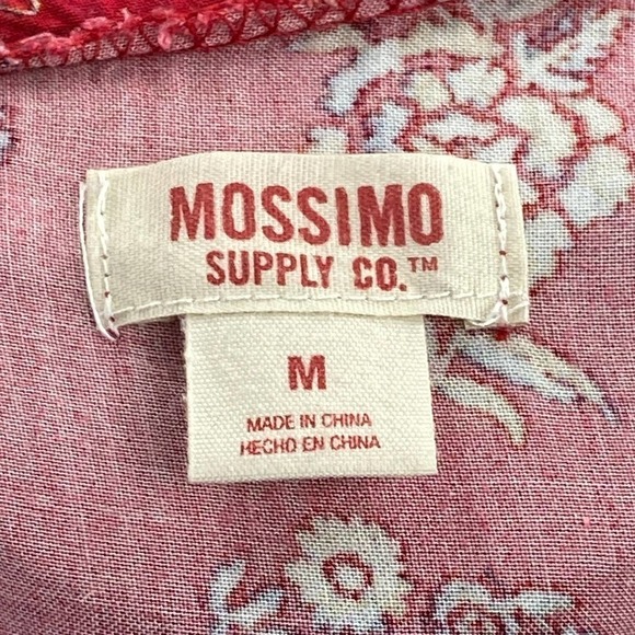 MOSSIMO Supply Co. Red Printed Romper Size Medium - Picture 8 of 12